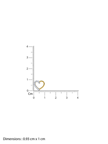 Gold Luminous Hearts Lab Grown Diamond Earrings