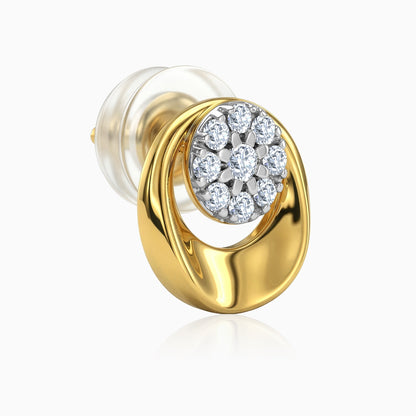 Gold Unity Lab Grown Diamond Earrings