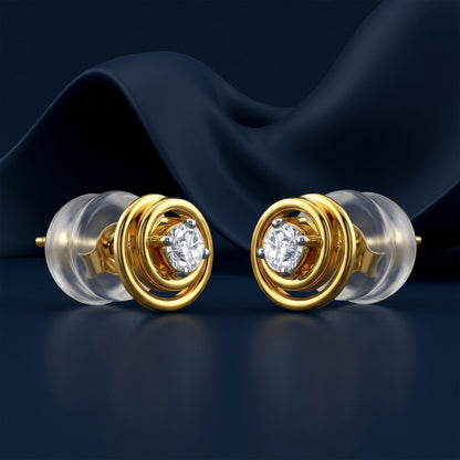 Gold Stay Graceful Lab Grown Diamond Studs