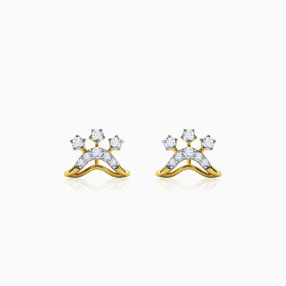 Gold Seraphina Lab Grown Diamond Earrings
