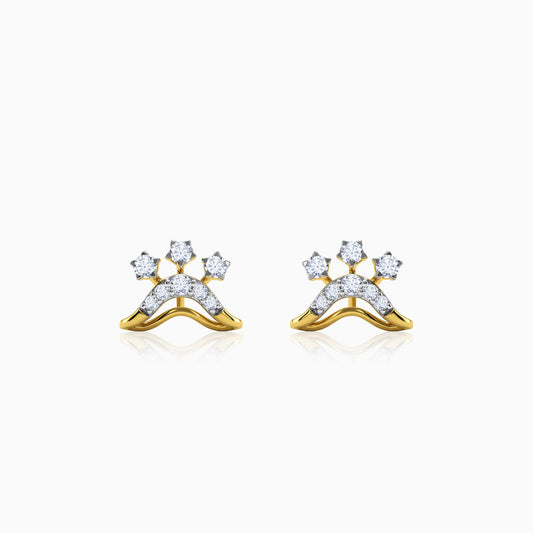 Gold Seraphina Lab Grown Diamond Earrings