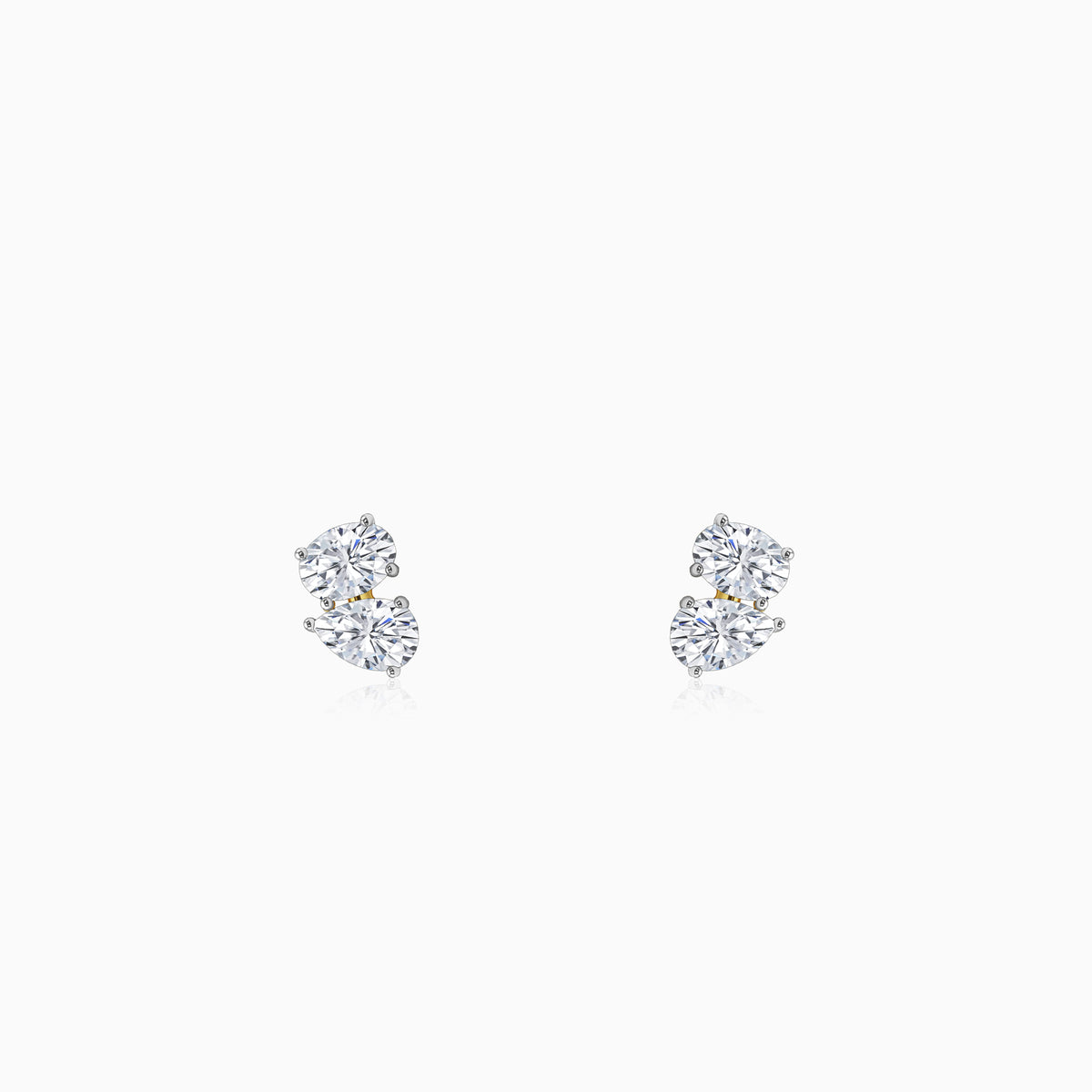 Gold Poised Glow Lab Grown Diamond Earrings