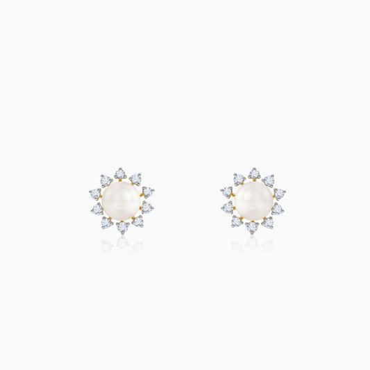 Gold Sol Spark Lab Grown Diamond Studs