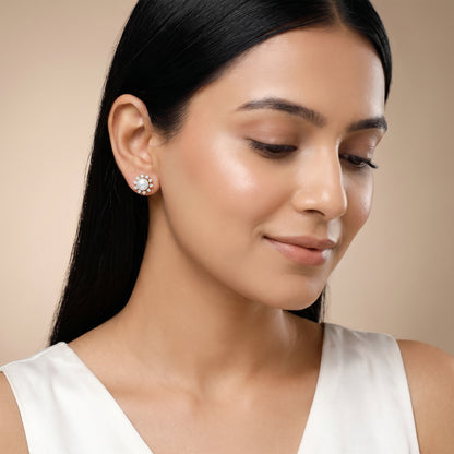 Gold Sol Spark Lab Grown Diamond Studs