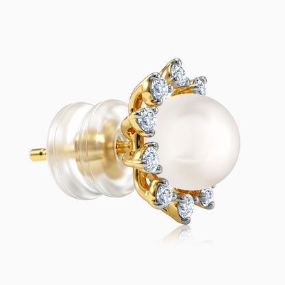Gold Sol Spark Lab Grown Diamond Studs