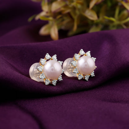 Gold Sol Spark Lab Grown Diamond Studs