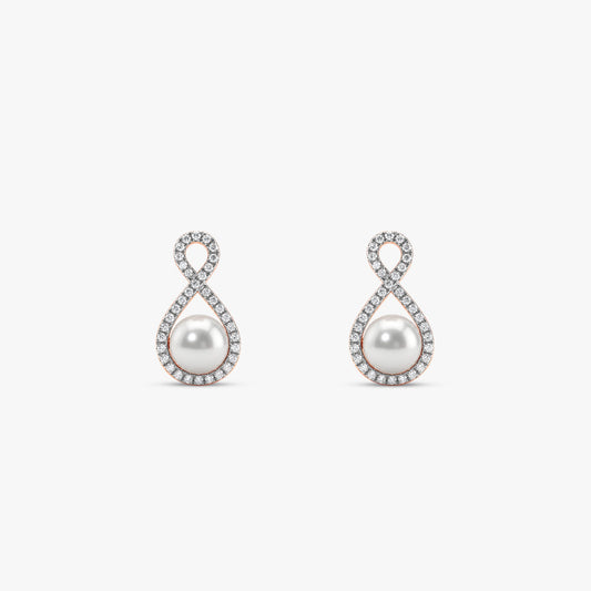 Rose Gold Demi Lab Grown Diamond Earrings