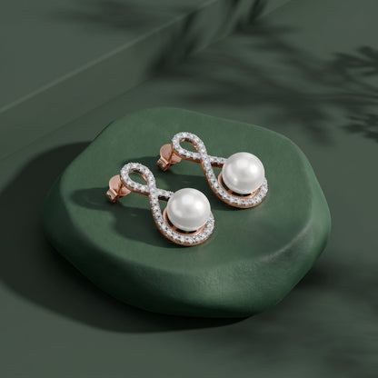 Rose Gold Demi Lab Grown Diamond Earrings