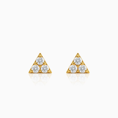 Gold Infinite Prism Lab Grown Diamond Studs