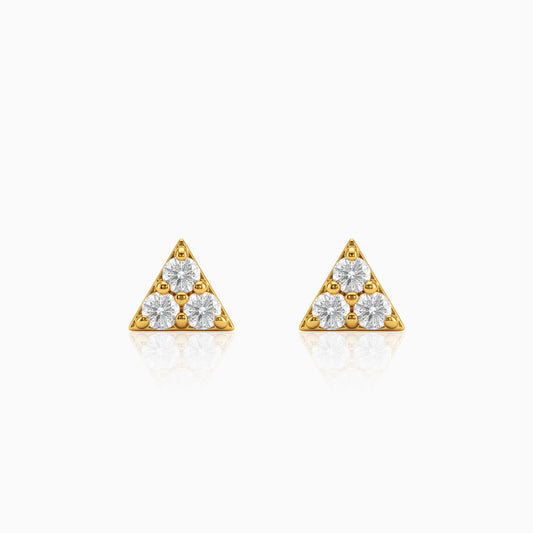 Gold Infinite Prism Lab Grown Diamond Studs