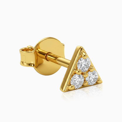 Gold Infinite Prism Lab Grown Diamond Studs