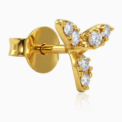 Gold Floris Glow Lab Grown Diamond Studs
