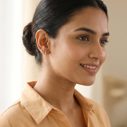 Rose Gold Starfall Grace Lab Grown Diamond Earrings