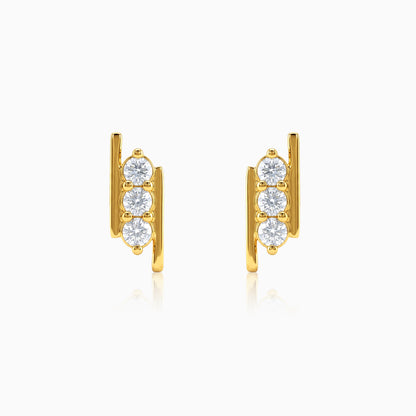 Gold Riviere Eclat Lab Grown Diamond Earrings