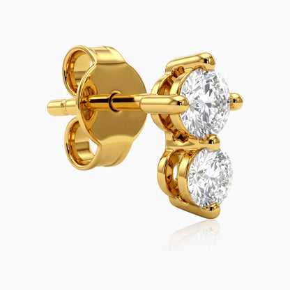 Gold Solenne Spark Lab Grown Diamond Earrings