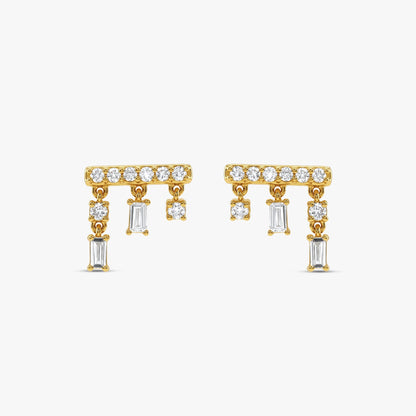 Gold Dew Lab Grown Diamond Earrings