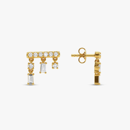 Gold Dew Lab Grown Diamond Earrings