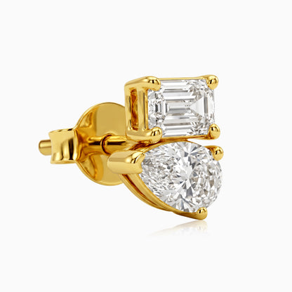 Gold Nova Luxe Lab Grown Diamond Studs