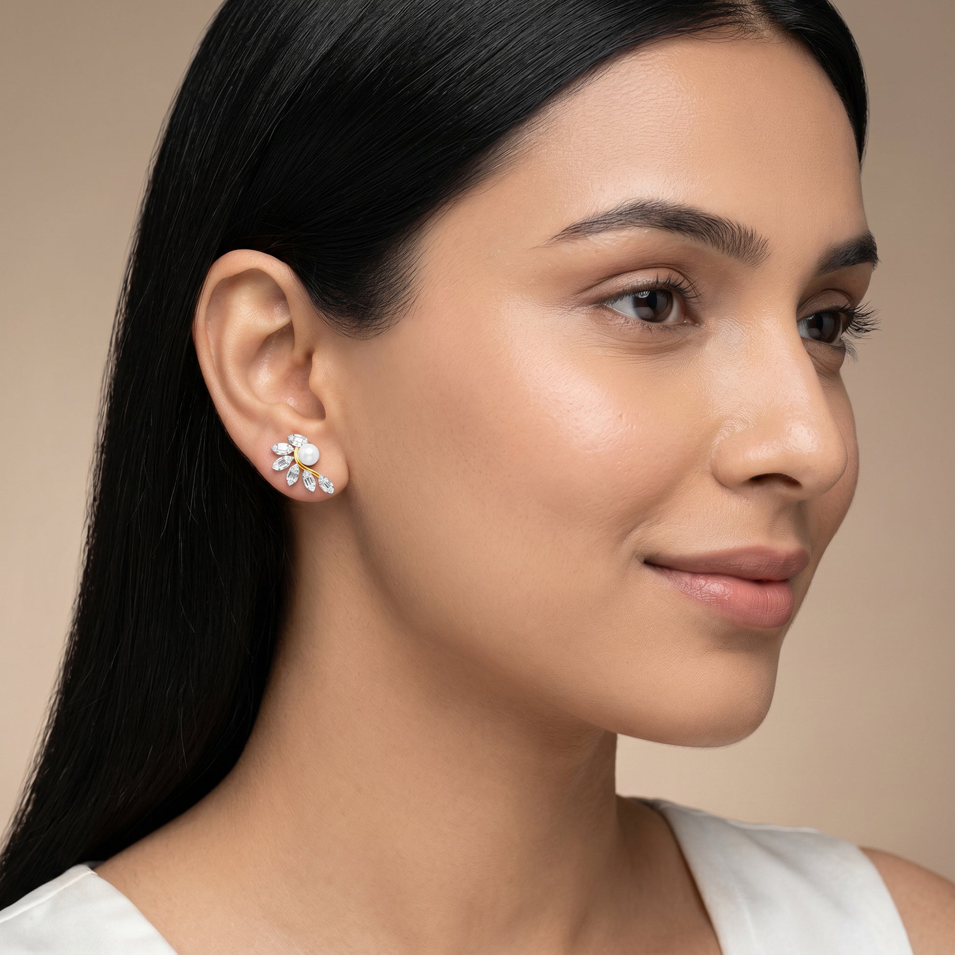 Gold Nova Trace Lab Grown Diamond Studs