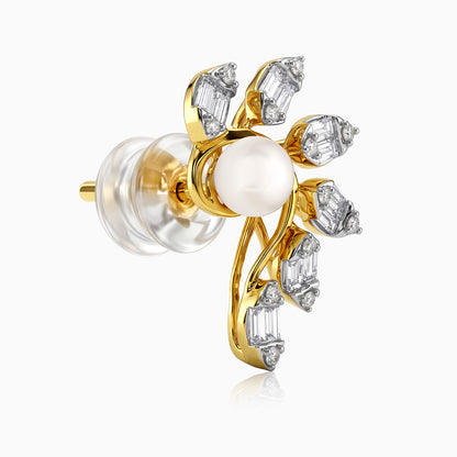Gold Nova Trace Lab Grown Diamond Studs