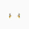Gold Royal Bloom Lab Grown Diamond Earrings