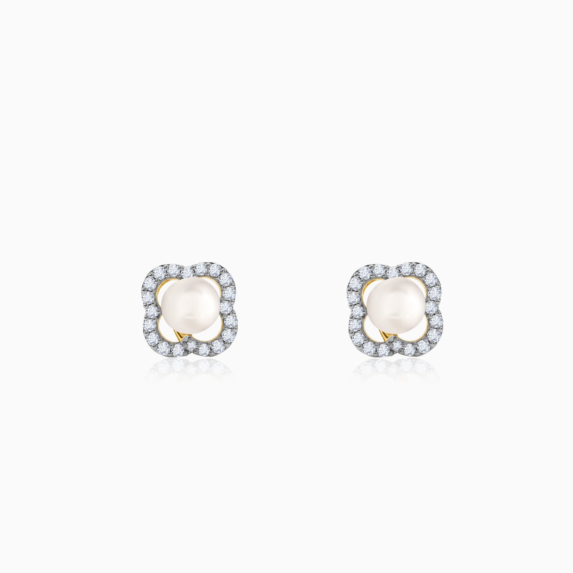 Gold Lumineuse Shine Lab Grown Diamond Earrings