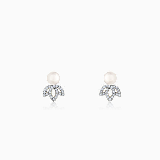 Gold Flos Lab Grown Diamond Earrings