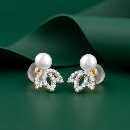 Anushka Sharma Gold Flos Lab Grown Diamond Earrings