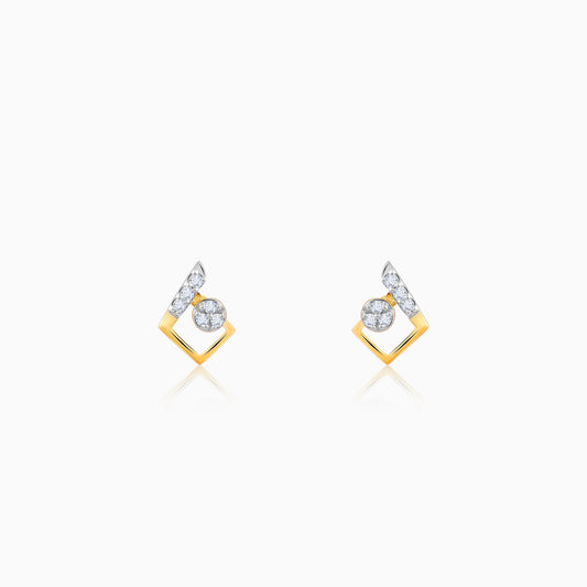 Gold Querida Diamond Earrings