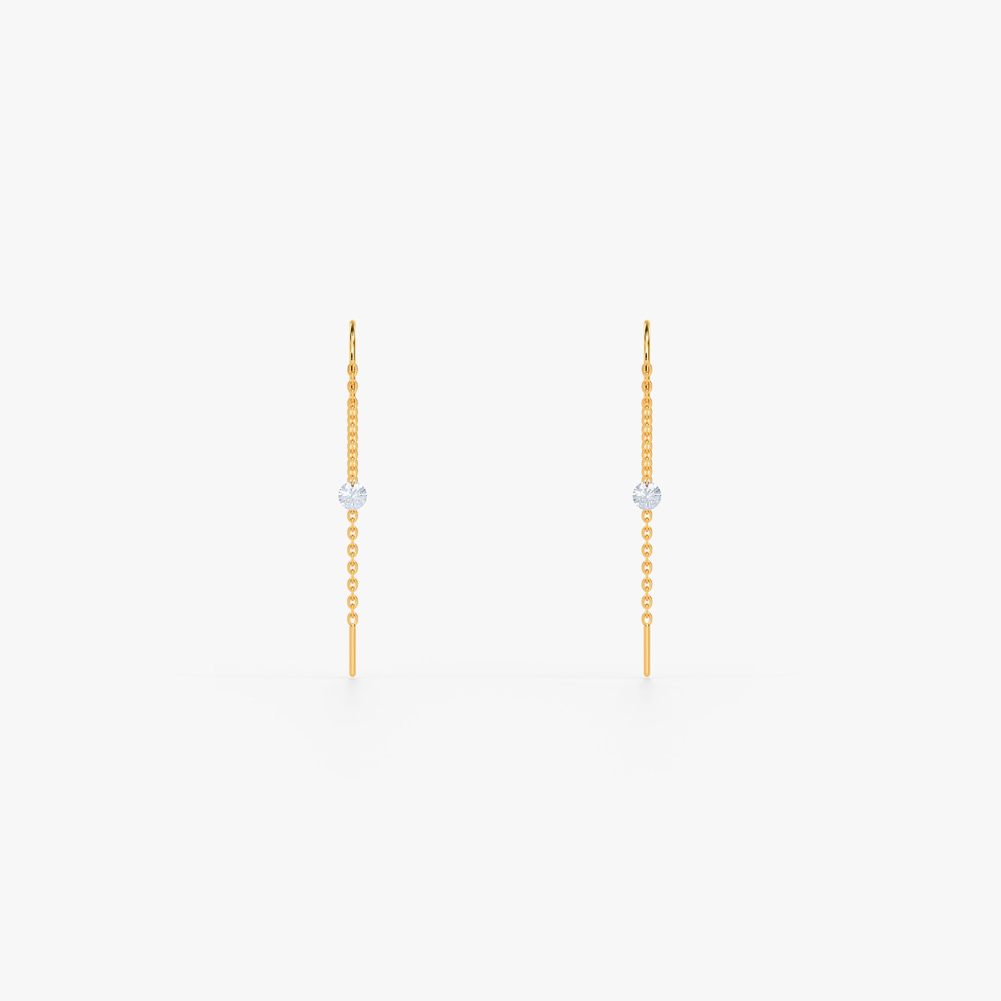 Gold Liane Lab Grown Diamond Earrings