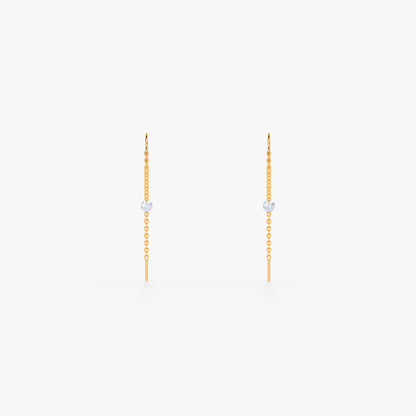 Gold Liane Lab Grown Diamond Earrings
