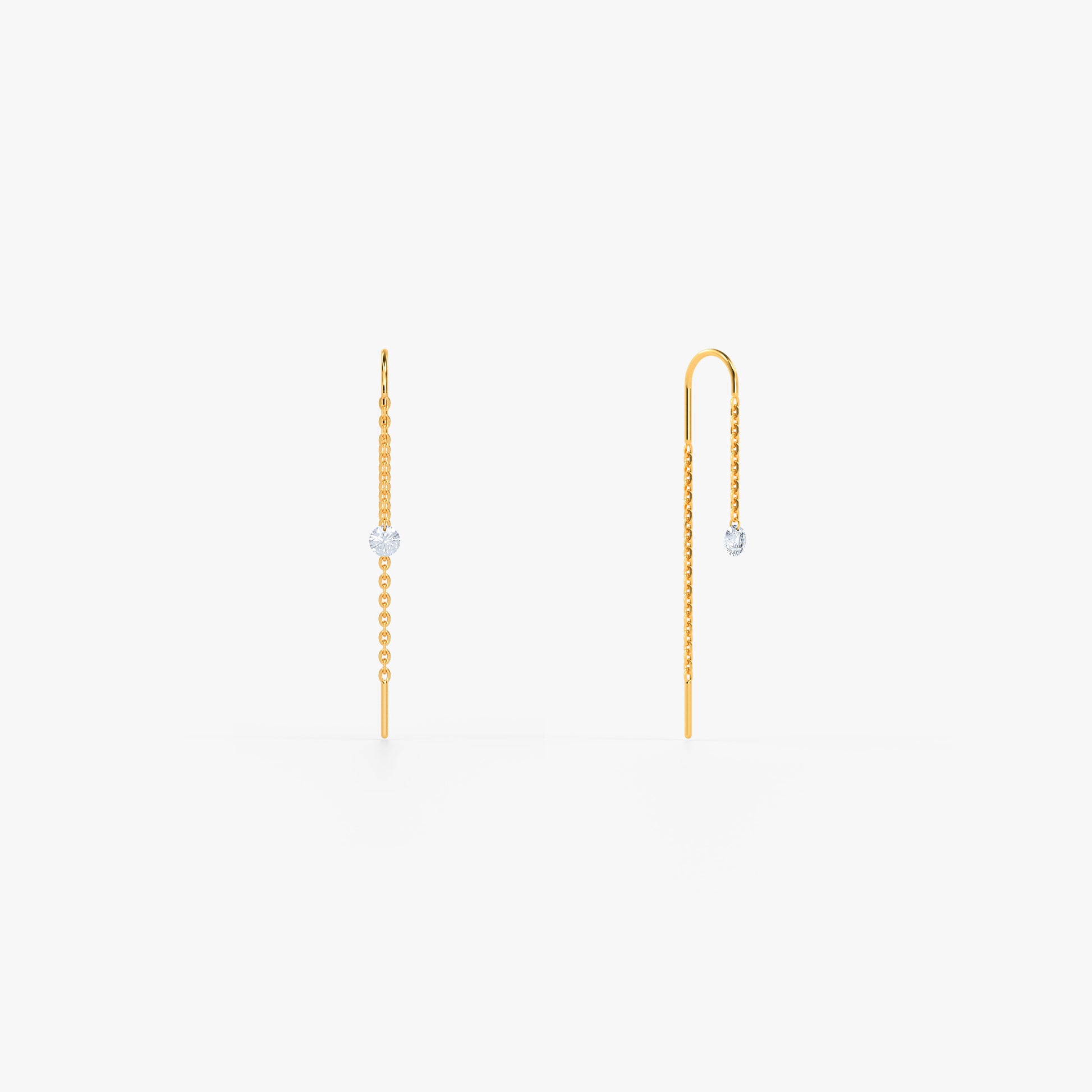Gold Liane Lab Grown Diamond Earrings