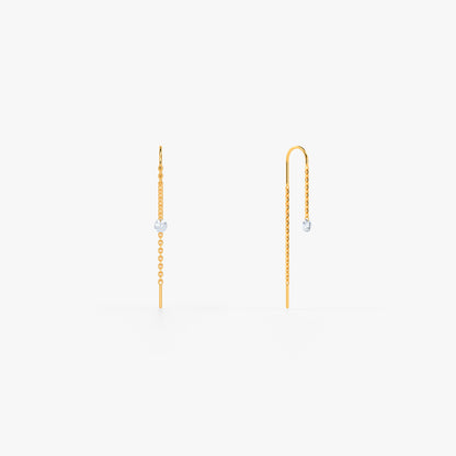 Gold Liane Lab Grown Diamond Earrings