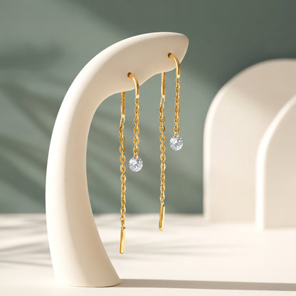 Gold Liane Lab Grown Diamond Earrings