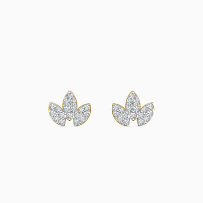 Gold Dawnora Whisper Lab Grown Diamond Earrings