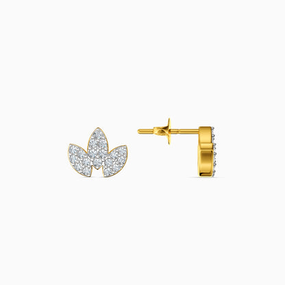 Gold Dawnora Whisper Lab Grown Diamond Earrings