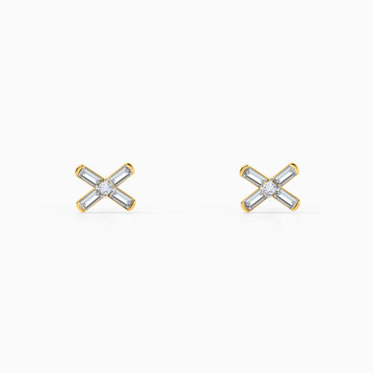 Gold Stellara Glow Lab Grown Diamond Earrings