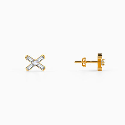 Gold Stellara Glow Lab Grown Diamond Earrings