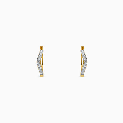 Gold Luminara Lab grown Diamond Earrings