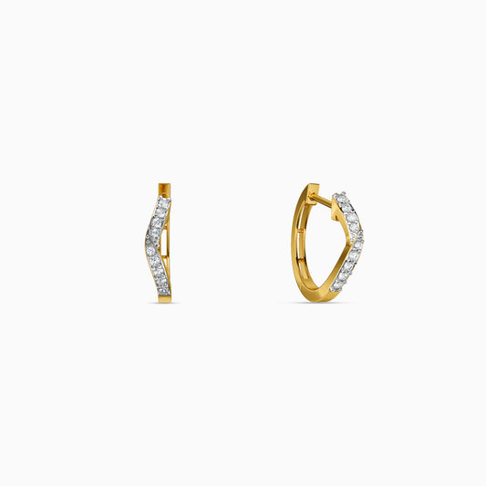 Gold Luminara Lab grown Diamond Earrings
