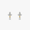 Gold Blossom Grace Lab Grown Diamond Earrings