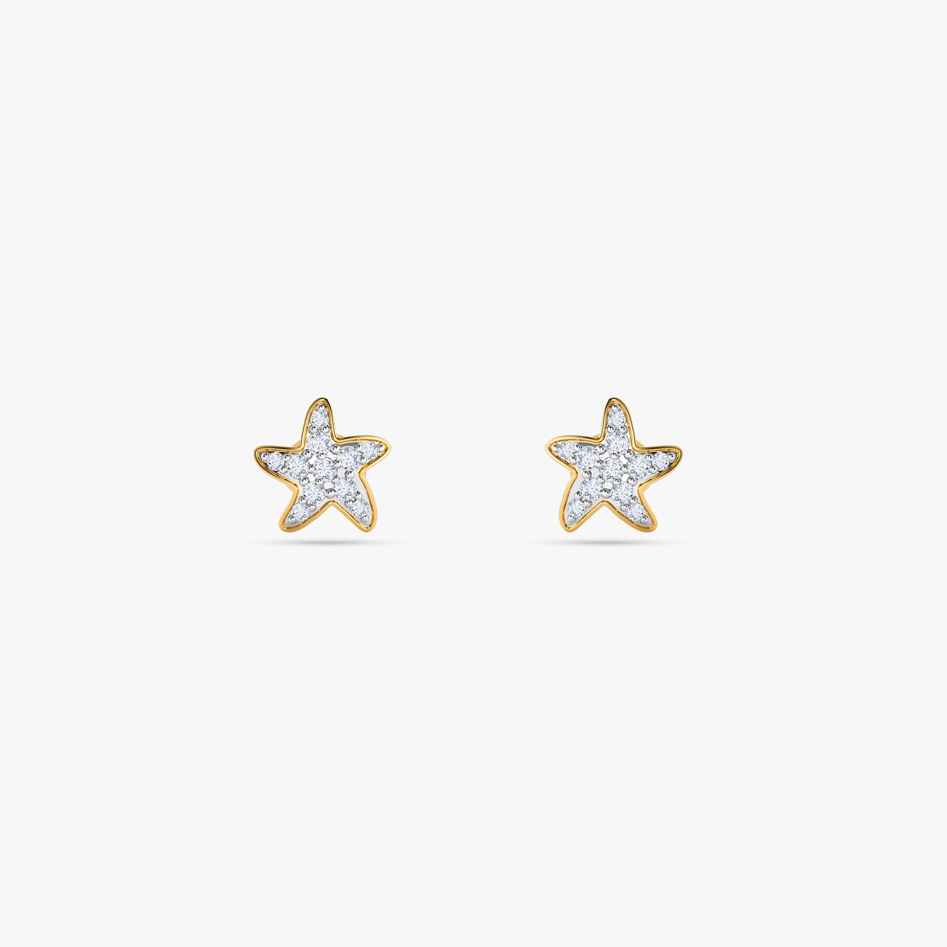 Gold Orion Gleam Lab Grown Diamond Earrings