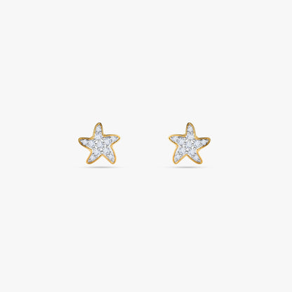 Gold Orion Gleam Lab Grown Diamond Earrings