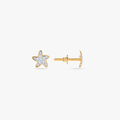 Gold Orion Gleam Lab Grown Diamond Earrings
