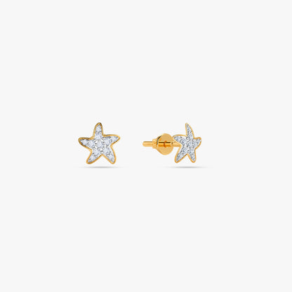 Gold Orion Gleam Lab Grown Diamond Earrings