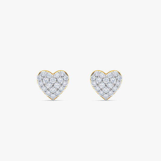 Gold Love Evermore Lab Grown Diamond Studs