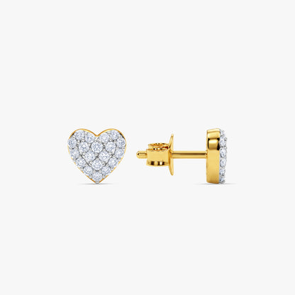 Gold Love Evermore Lab Grown Diamond Studs