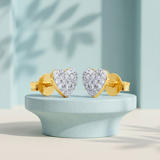 Gold Love Evermore Lab Grown Diamond Studs