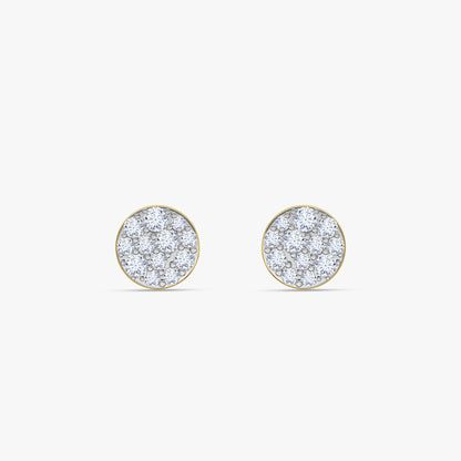 Gold Constellation Spark Lab Grown Diamond Earrings