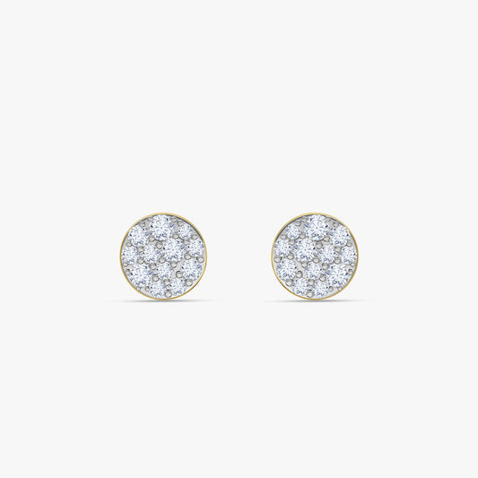 Gold Constellation Spark Lab Grown Diamond Earrings